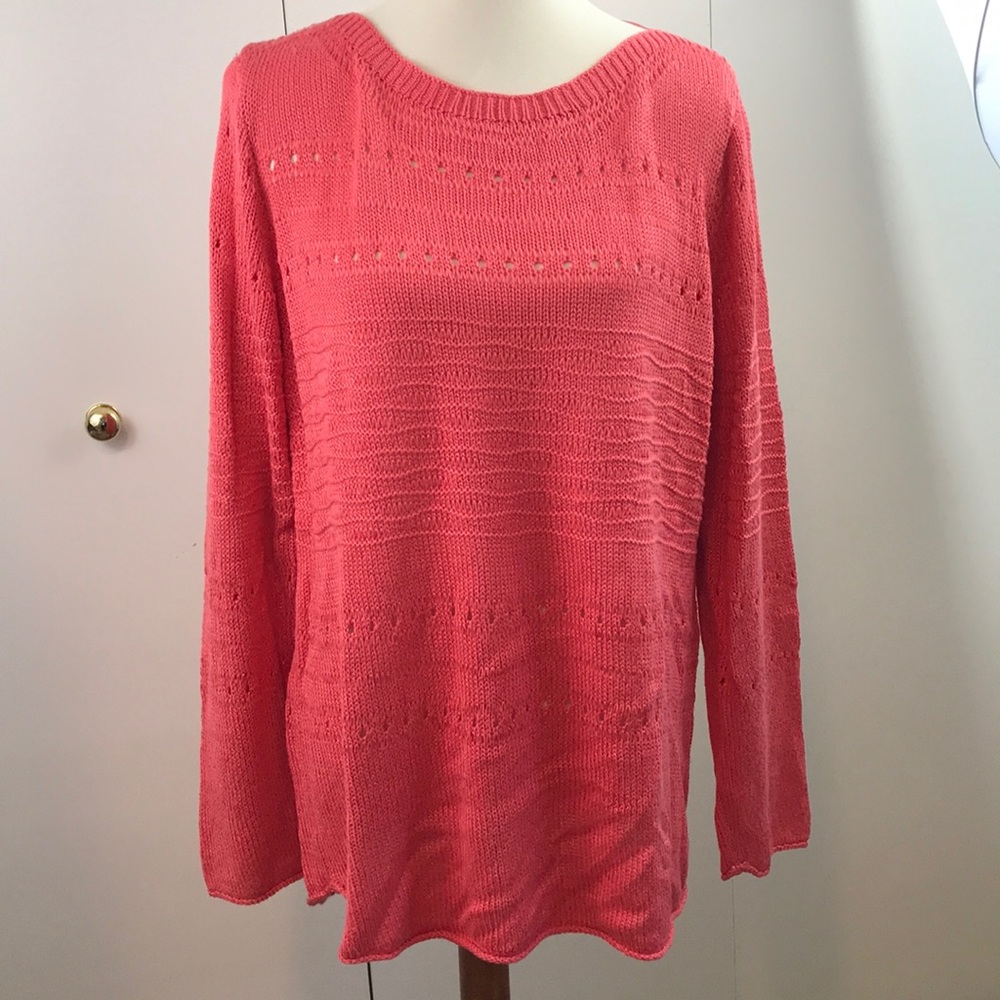 Grace Elements XL sweater salmon